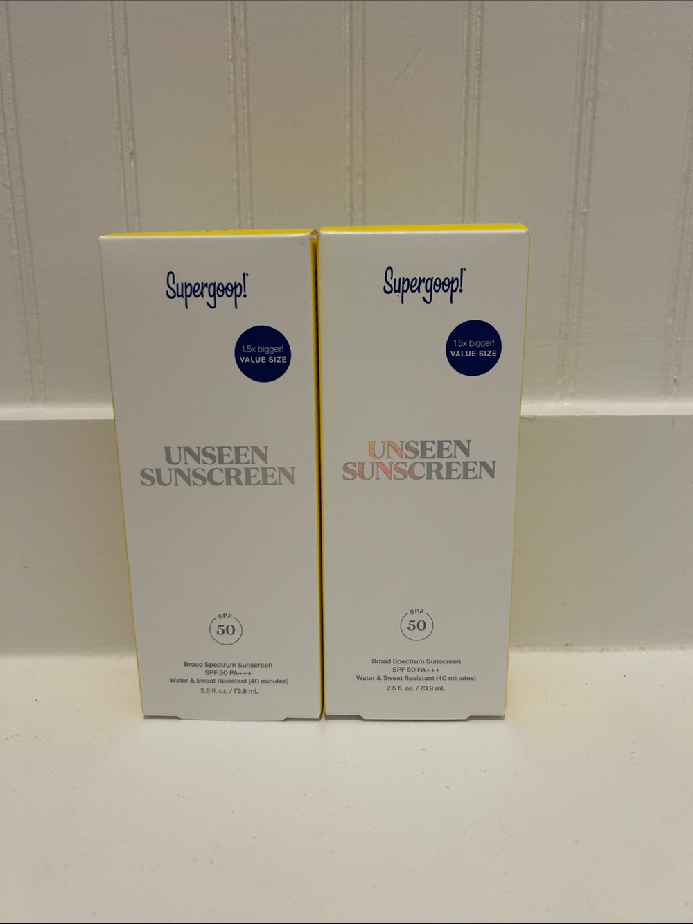 (2) Supergoop! Unseen Sunscreen SPF 50